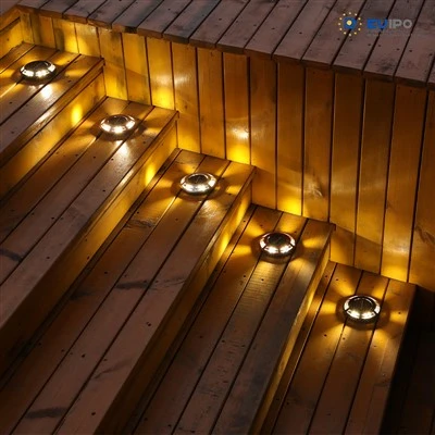 LED žemės paviršiaus saulės lemputės