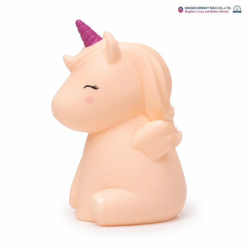 Peach Unicorn Night Lamp